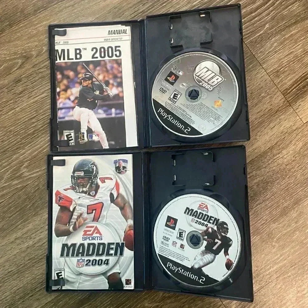Bundle of 2 PS2 Games - Madden 2004 & MLB 2005